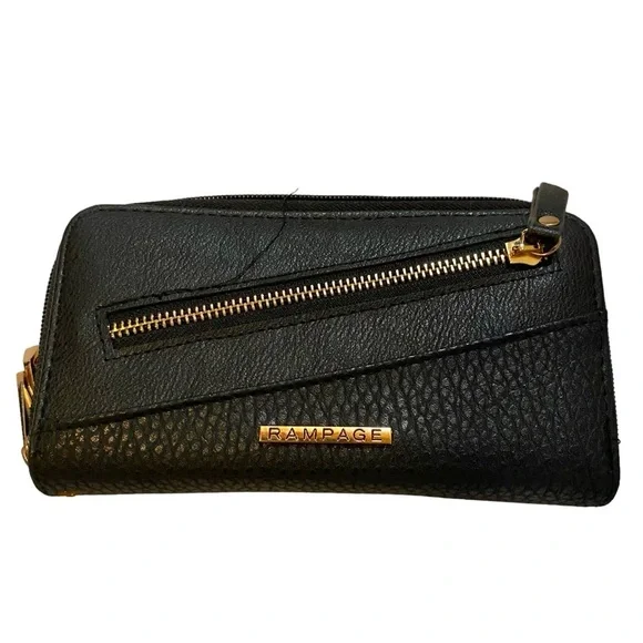 RAMPAGE Zip Around Wallet Black - Picture 8 of 8